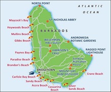  - Barbados Port Map